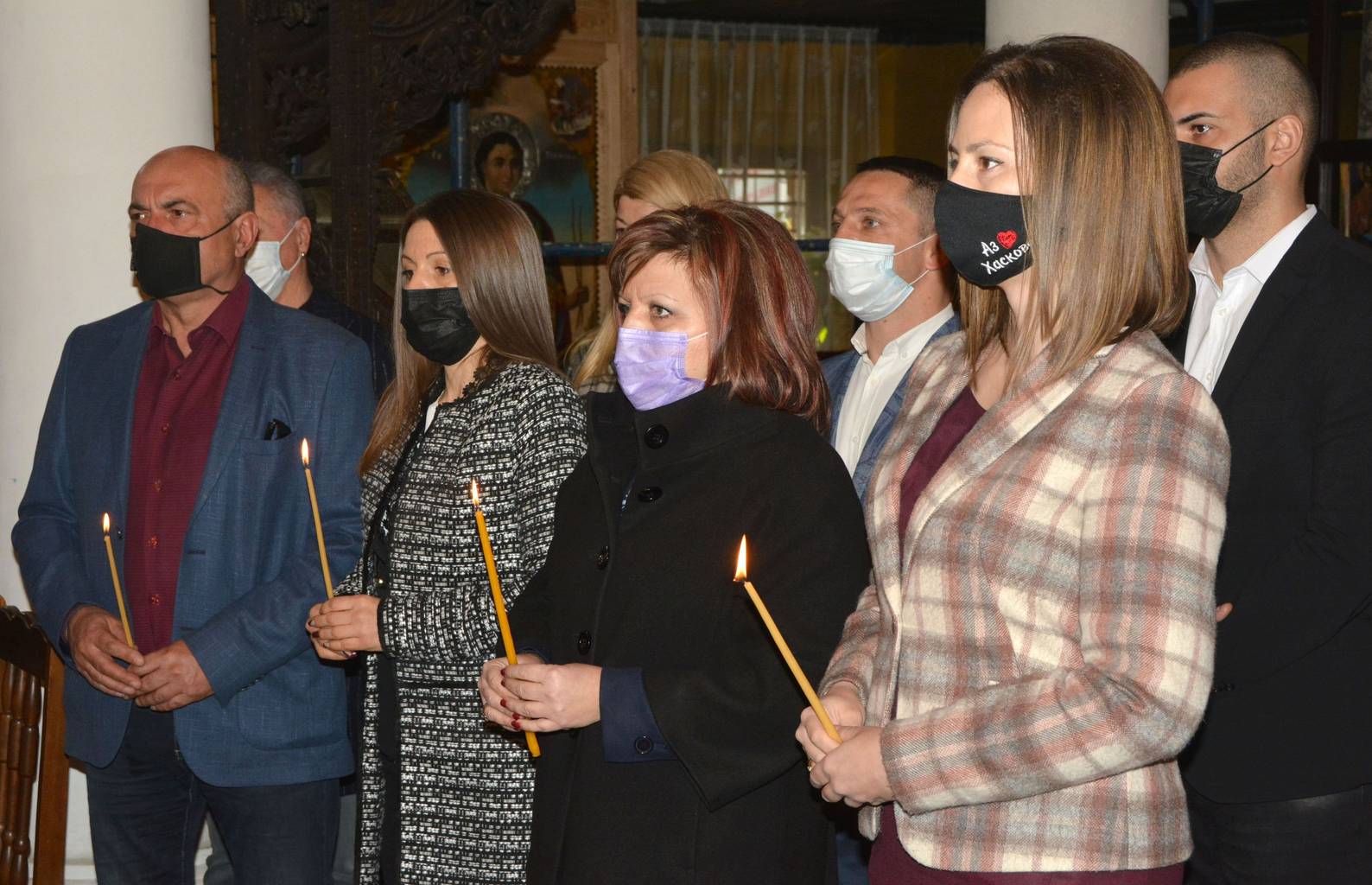 Коалиция ГЕРБ-СДС откри предизборната кампания в Хасково с водосвет за здраве и успехи (2)